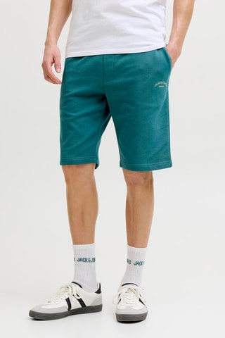 Short regular en coton biologique - Bleu canard