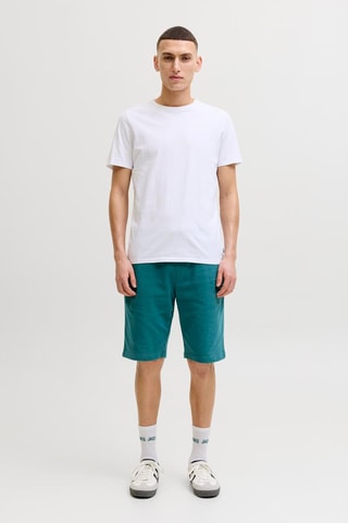 Short regular en coton biologique - Bleu canard