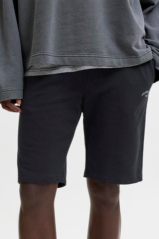 Short regular en coton biologique - Noir