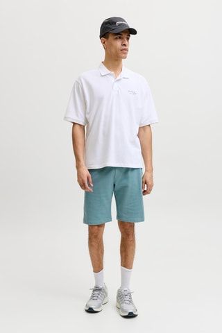 Short regular en coton biologique - Bleu clair