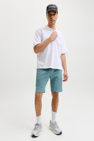 Short regular en coton biologique - Bleu clair