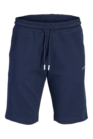 Short regular en coton biologique - Bleu marine