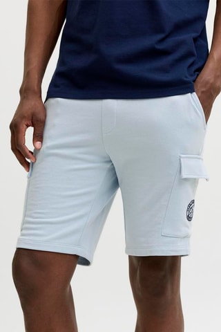 Short regular en coton biologique - Bleu