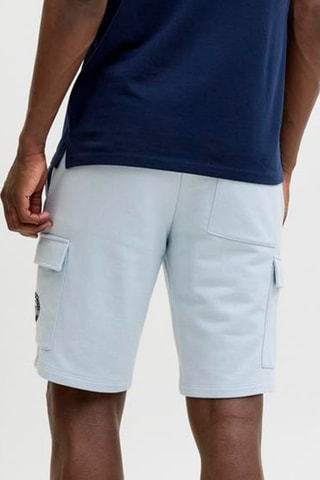 Short regular en coton biologique - Bleu