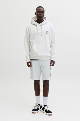 Short regular en coton biologique - Gris chiné