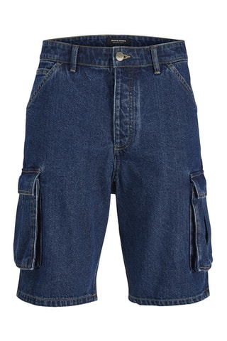 Short baggy en jean - Bleu marine