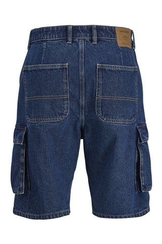 Short baggy en jean - Bleu marine