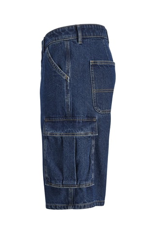 Short baggy en jean - Bleu marine