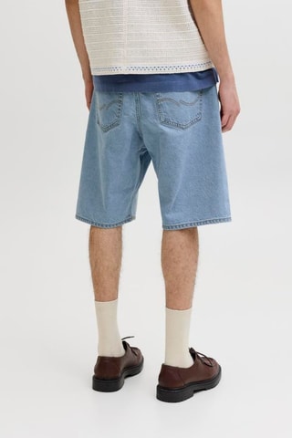 Bermuda baggy en jean - Bleu clair