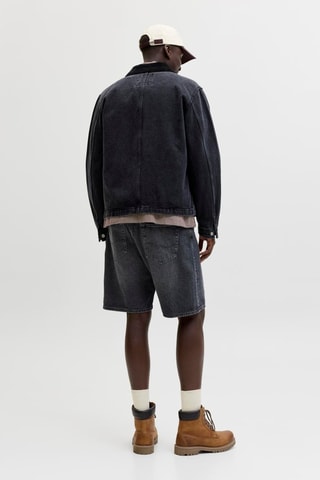 Bermuda relaxed en jean - Gris
