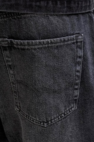 Bermuda relaxed en jean - Noir 