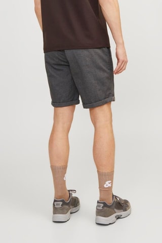 Bermuda regular en coton biologique - Anthracite