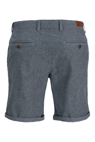 Bermuda regular en coton biologique - Indigo