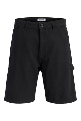 Bermuda loose en coton biologique - Noir 