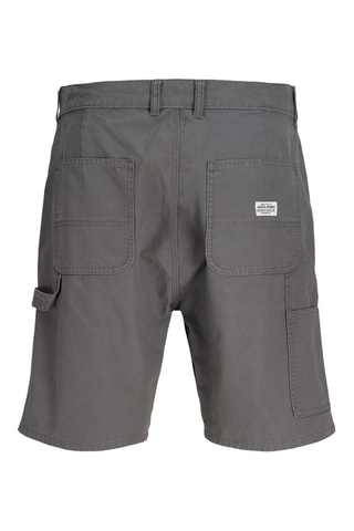 Bermuda loose en coton biologique - Gris