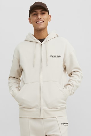 Sweat à capuche - Beige