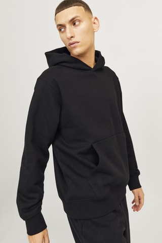 Sweat loose à capuche - Noir
