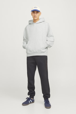 Sweat loose à capuche - Gris clair