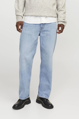 Jean loose en coton biologique - Ciel