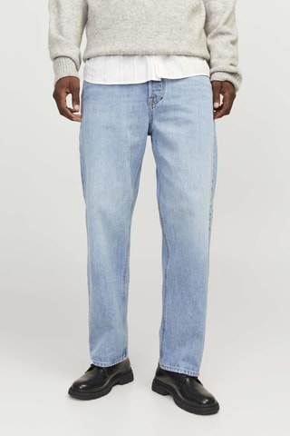 Jean loose en coton biologique - Ciel