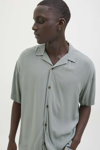 Chemise relaxed - Vert gris