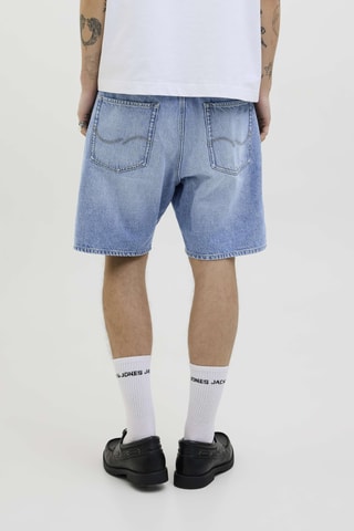 Short taille haute relaxed - Ciel