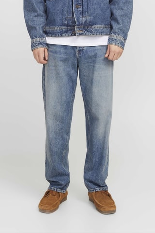 Jean loose en coton biologique - Bleu