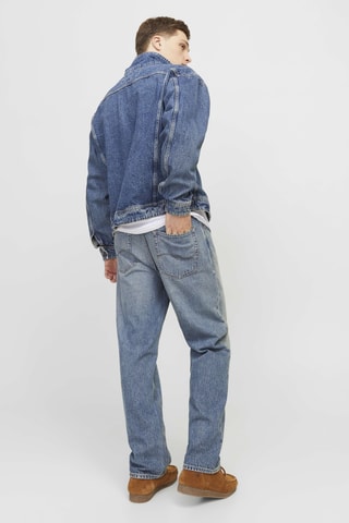 Jean loose en coton biologique - Bleu
