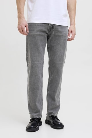 Jean relaxed en coton biologique - Gris