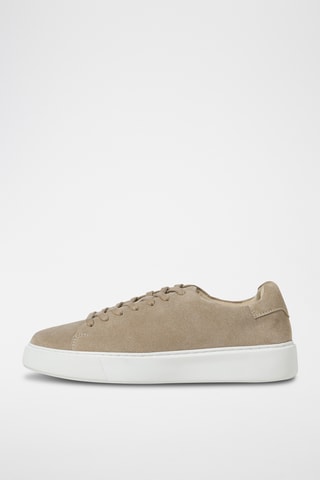 Baskets en cuir - Taupe