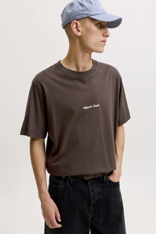 T-shirt relaxed - Marron