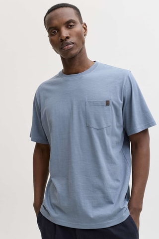 T-shirt relaxed - Bleu