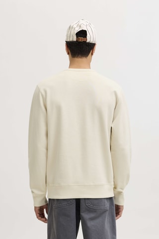Sweat relaxed en coton biologique - Beige
