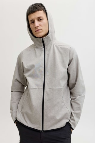 Sweat relaxed à capuche - Gris clair