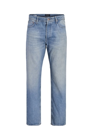 Jean taille haute relaxed - Ciel
