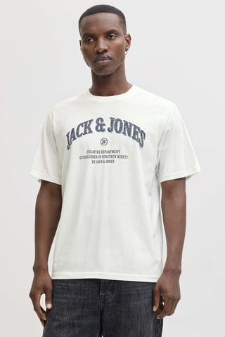 T-shirt relaxed en coton biologique - Blanc
