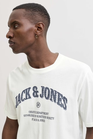 T-shirt relaxed en coton biologique - Blanc