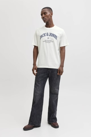 T-shirt relaxed en coton biologique - Blanc