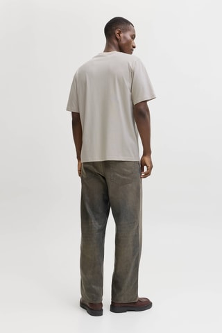 T-shirt relaxed en coton biologique - Beige