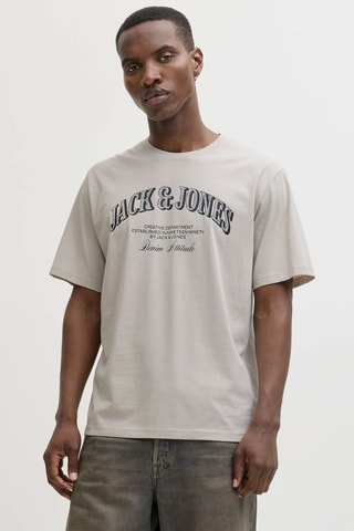 T-shirt relaxed en coton biologique - Beige