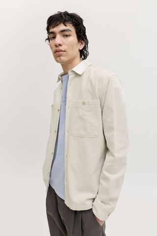 Chemise regular en lin - Beige