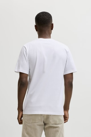 T-shirt regular en coton biologique - Blanc