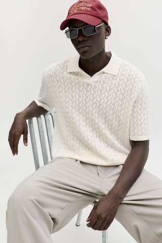 Polo relaxed - Beige