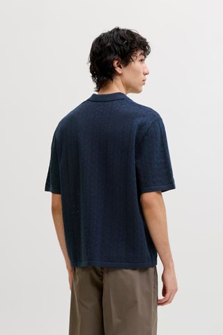 Polo relaxed - Bleu nuit
