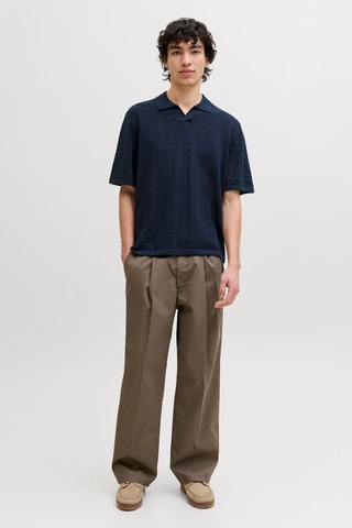 Polo relaxed - Bleu nuit