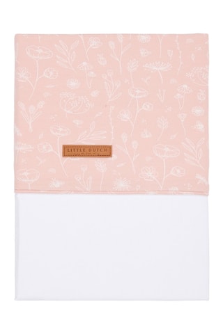 Drap - Blanc et rose - 70 x 100 cm