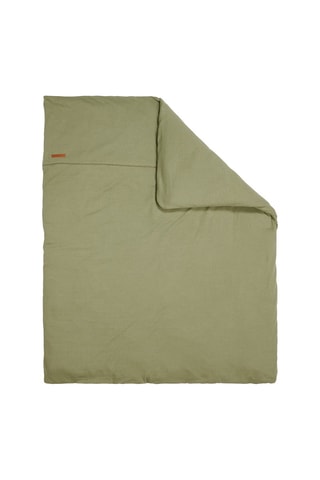 Housse de couette - Vert et camel - 70 x 100 cm