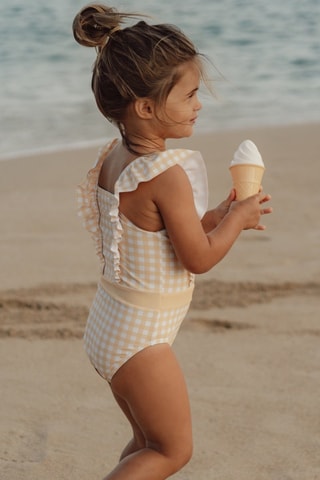 Maillot 1 pièce - Jaune