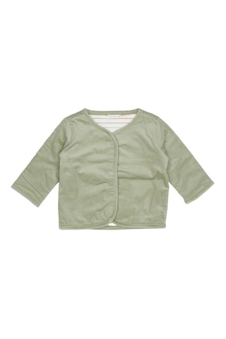 Veste réversible en coton biologique - Vert d’eau