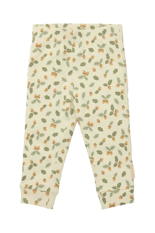Pyjama en coton biologique - Vert et beige